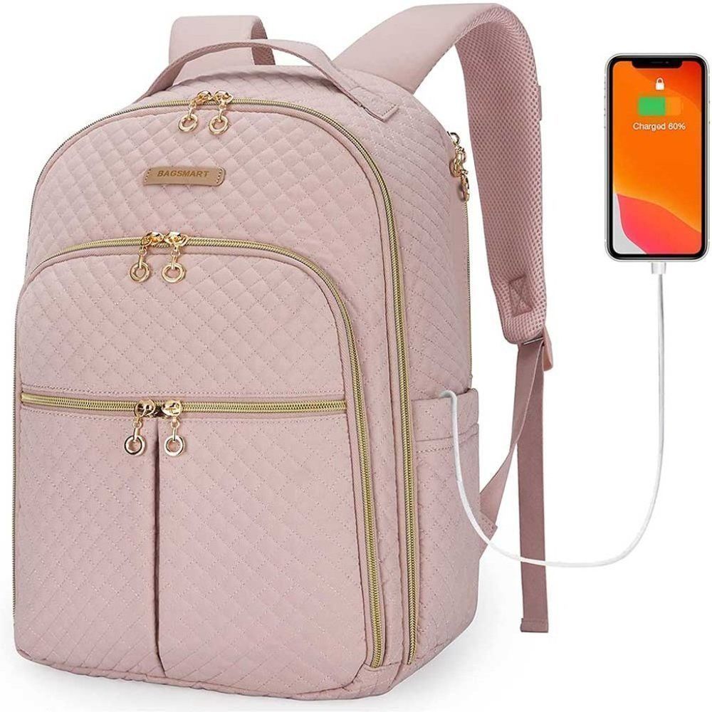 𝅺deto's Backpacks School for Women Pink